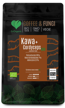 Kawa Arabica mielona + Cordyceps BIO BeOrganic, 252g