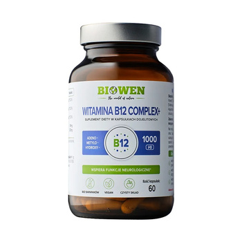 Witamina B12 Complex+ Biowen 60 kapsułek