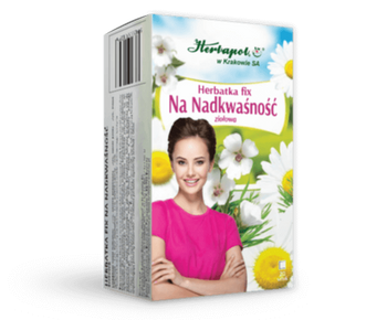 Herbatka Fix Na Nadkwaśność Herbapol Kraków, 20x2g