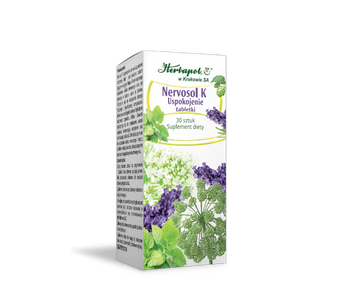 Nervosol K Uspokojenie Herbapol Kraków, 30 tabletek