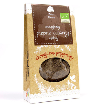 Pieprz czarny mielony EKO Dary Natury, 50g