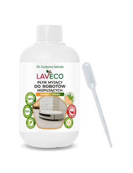 Płyn myjący do robotów mopujących - melon i aloes Laveco, 0,5 l