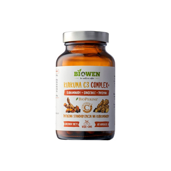 Kurkuma C3 Complex+ Biowen, 60 kapsułek