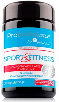 Sport & Fitness Balance 30 mld. Vege ProbioBalance Aliness, 30 kaps.