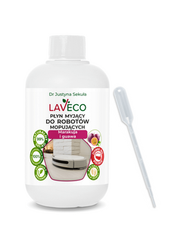 Płyn myjący do robotów mopujących - marakuja i guawa Laveco, 0,5 l