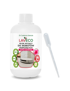 Płyn myjący do robotów mopujących - dzika werbena Laveco, 0,5 l