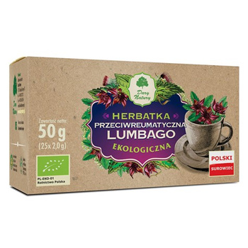 Herbatka Przeciwreumatyczna LUMBAGO EKO Dary Natury, 25x2g