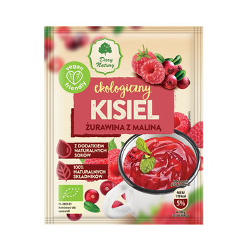Kisiel - Żurawina z maliną EKO Dary Natury, 30 g