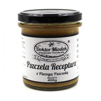 Pszczela Receptura z pierzgą Doktor Miodek, 400g