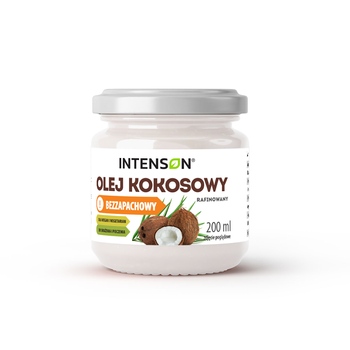 Olej kokosowy rafinowany Intenson, 200ml
