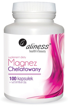 Magnez Chelatowany Aliness, 100 kaps.