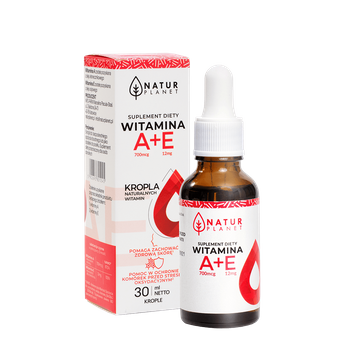 Witamina A+E krople Natur Planet, 30 ml