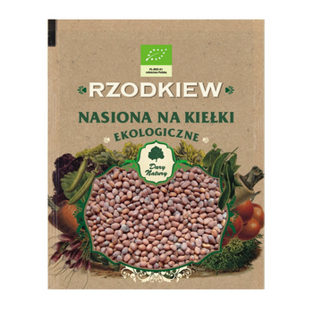 Nasiona na kiełki EKO Rzodkiew Dary Natury, 30g