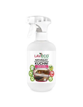 Naturalny płyn do czyszczenia kuchni - bergamotka i zielona herbata Laveco, 0,5 l