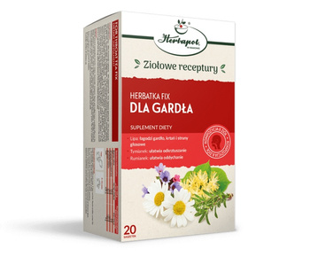 Herbatka fix DLA GARDŁA Herbapol Kraków, 20x2g