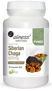 Siberian Chaga 400 mg Aliness, 90 kaps.