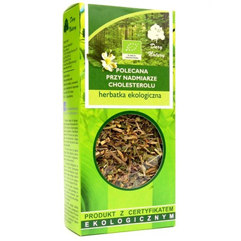 Herbatka polecana przy nadmiarze cholesterolu EKO Dary Natury, 50g