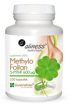 MethyloFolian 600mcg Vege Aliness, 100 kaps.