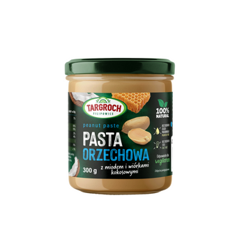 Pasta orzechowa + miód + kokos Targroch, 300g