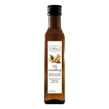 Olej arachidowy zimnotłoczony Olvita, 250 ml