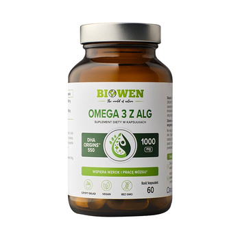 Omega 3 z alg Biowen, 60 kapsułek