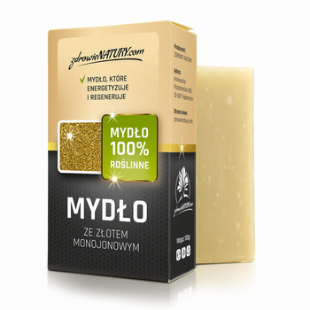 Mydło ze złotem monojonowym Zdrowie Natury, 100 g