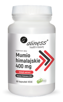 Mumio himalajskie (Shilajit extract)400mg Vege Aliness, 90 kaps.