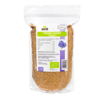 Siemię lniane złociste BIO, Olvita 1000 g