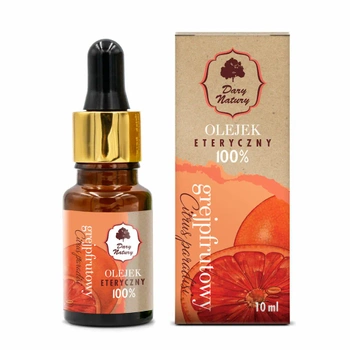 Olejek eteryczny - grejpfrutowy 100% EKO Dary Natury, 10ml