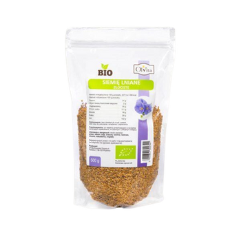 Siemię lniane złociste BIO, Olvita 500 g