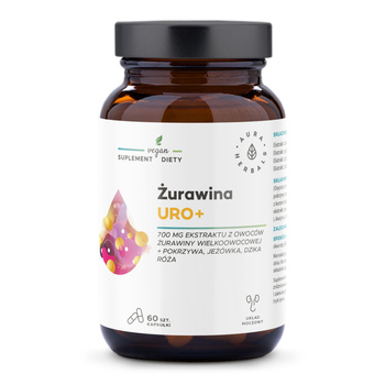 Żurawina Uro+ Aura Herbals, 60 szt.