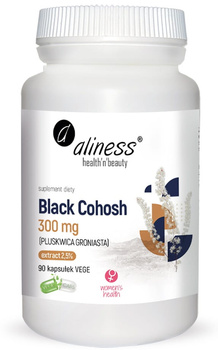 Black Cohosh 300mg Vege Aliness, 90 kaps.