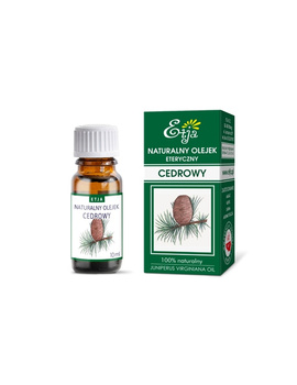Olejek eteryczny, cedrowy Etja, 10 ml.