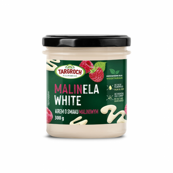 Krem MALINELA WHITE o smaku malinowym Targroch, 300g
