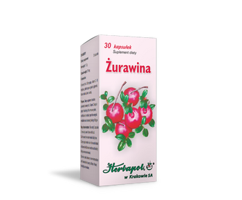 Żurawina Herbapol Kraków, 30 kapsułek