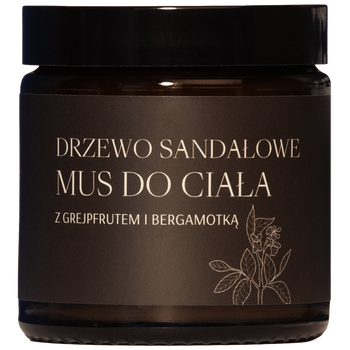 Drzewo sandałowe mus do ciała Mglife, 120ml