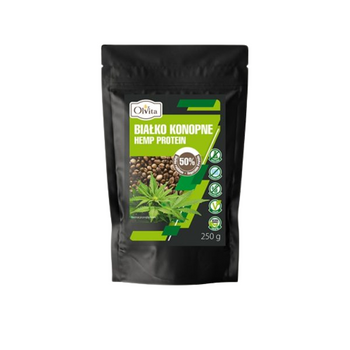 Białko konopne 50% bezglutenowe, Olvita 250 g