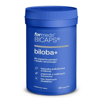 Bicaps Biloba+ ForMeds, 60 kapsułek