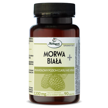 Morwa Biała+ Herbapol Kraków, 90 tabletek