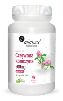 Czerwona koniczyna extract 8% 500 mg Vege Aliness, 90 kaps.