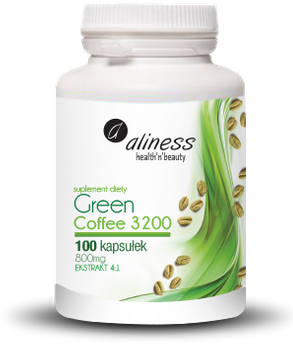 Green Coffee 3200 Aliness, 100 kaps