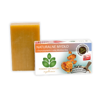 Naturalne Mydło z bursztynem i solą kłodawską Powrót do Natury, 100 g