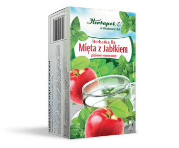 Herbatka Fix MIĘTA Z JABŁKIEM Herbapol Kraków, 20x2g