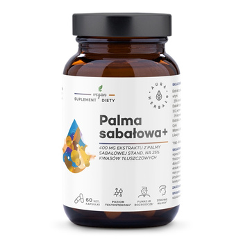Palma sabałowa 400 mg Aura Herbals, 60 kapsułek.