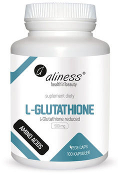 L-Glutathione reduced 500 mg Vege Aliness, 100 kaps.