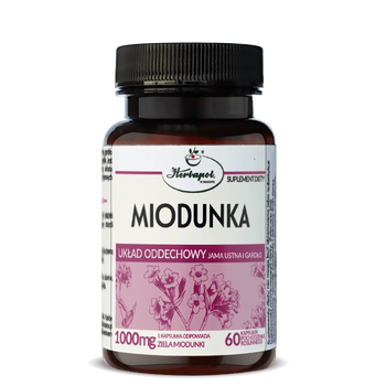 Miodunka Herbapol Kraków, 60 kapsułek