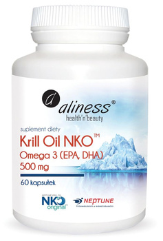 Krill Oil NKO® 500 mg Aliness, 60 kaps.