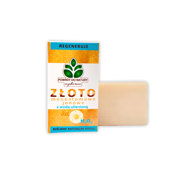 Mydło ze złotem monojodowym i wodą utlenioną Powrót do Natury, 100 g