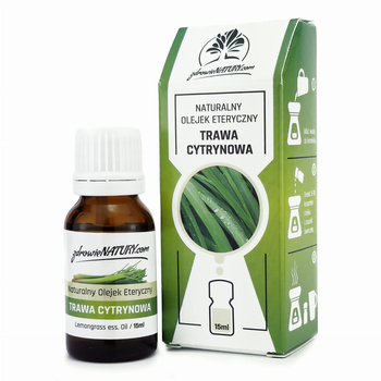 Olejek eteryczny z Trawy cytrynowej, Zdrowie Natury, 15 ml