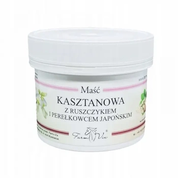 Maść kasztanowa z ruszczykiem i perełkowcem japońskim Farm-Vix, 150ml